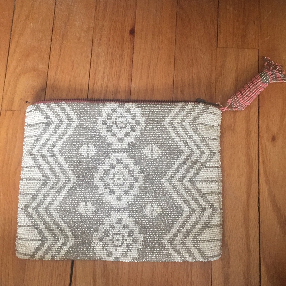Anthropology Beaded Clutch